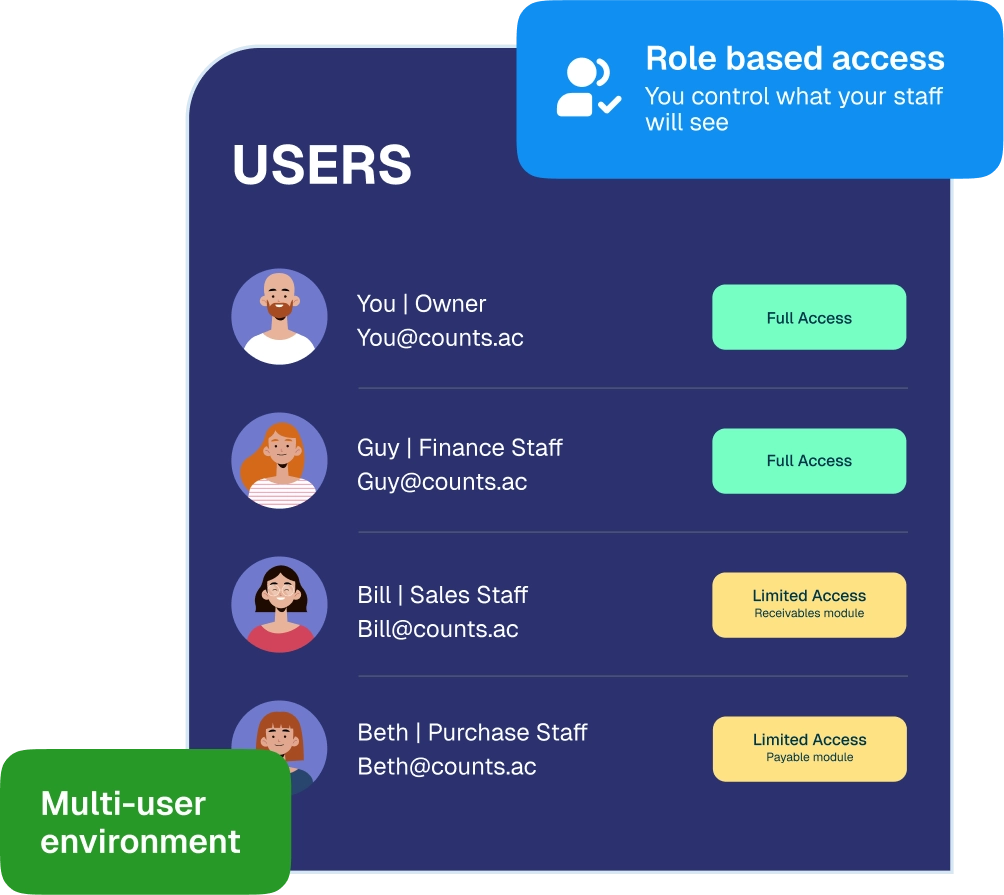 Accounting software designed for collaboration